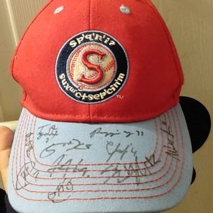 Spokane Indians signed baseball cap